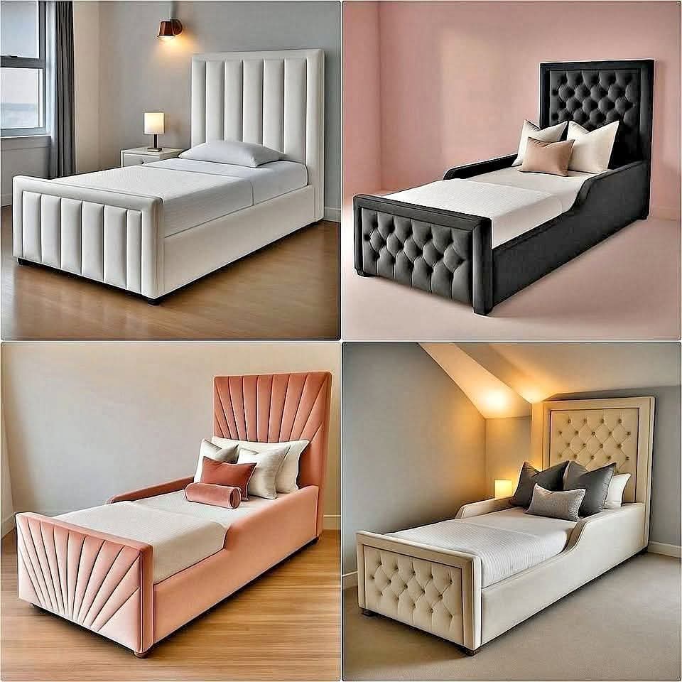 Upholstered Bed — Choice of Styles