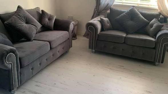 Olympia 2 + 2 Set — Grey Velvet