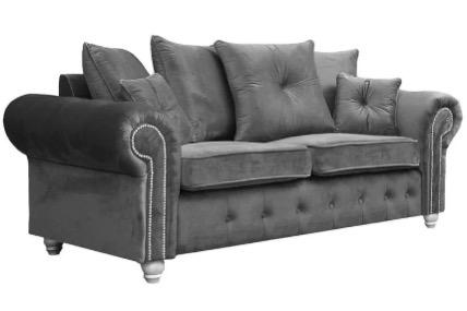 Olympia 2 Seater — Grey Velvet