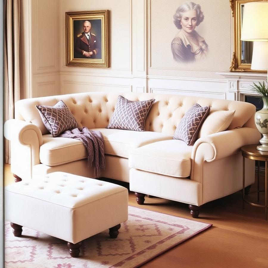 Carnaby U Shape — Cream Plush